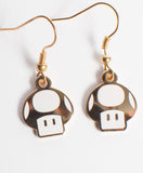 Royal Mushrooms Gold Earrings